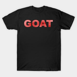 GOAT in Red T-Shirt
